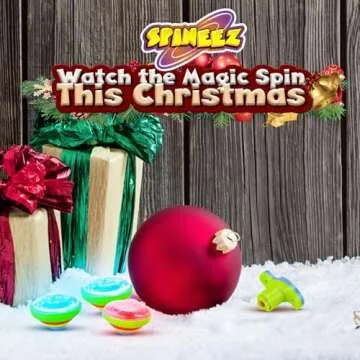 IPIDIPI TOYS Light Up Spinning Tops – LED Spinner Toys for Kids, Party Favors, Christmas Stocking ...