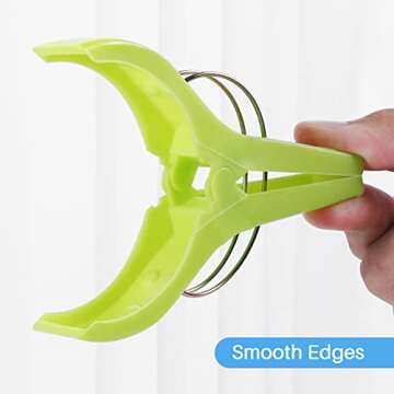 Durable Beach Towel Clips for Chairs - Set of 16 Essentials