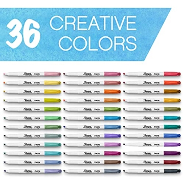 Sharpie S-Note Creative Marker Set - 36 Assorted Colors