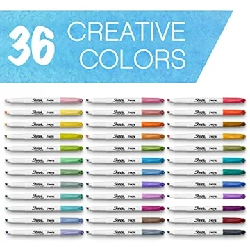 Sharpie S-Note Creative Marker Set - 36 Assorted Colors