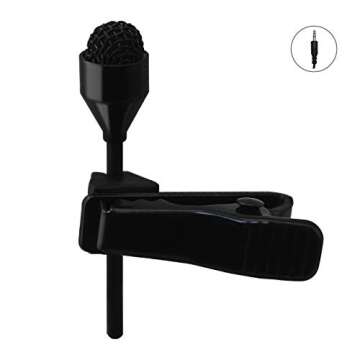 J K Pro MIC-J 044 Lavalier Lapel External Microphone Designed Compatible with Zoom TASCAM Recording ...