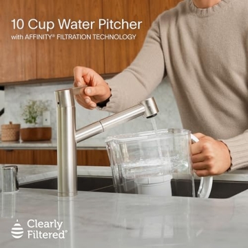 Clearly Filtered Water Pitcher for Ultimate Healthy Hydration