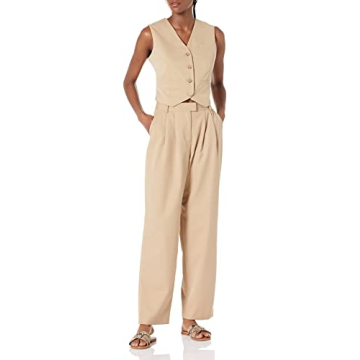 Women's Cropped Vest by Drop for Any Occasion