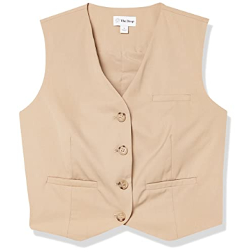 Women's Cropped Vest by Drop for Any Occasion
