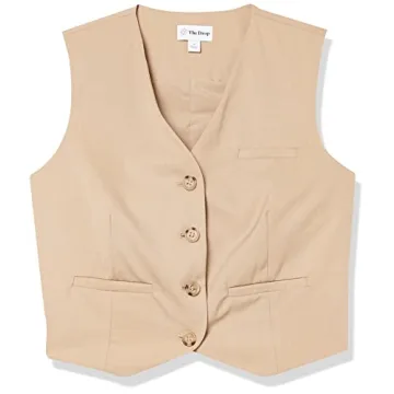 Women's Cropped Vest by Drop for Any Occasion