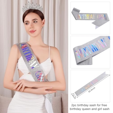 BEAYFILY Crystal Tiara - Perfect for Birthdays and Weddings