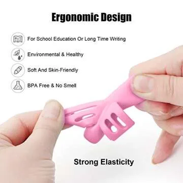 BUSHIBU Kids Pencil Grips - Improve Handwriting Comfort