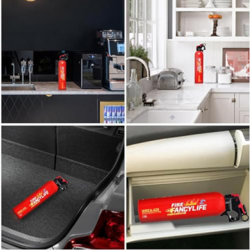 FancyLife Portable Fire Extinguisher for Home and Auto