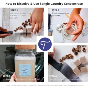 Tangie Eco-Friendly Laundry Soap - Produces 1 Gallon Detergent