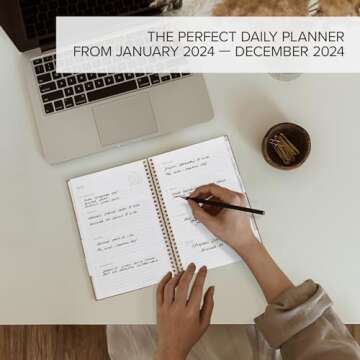 Beautiful 2024 Daily Planner for Easy Organization and Productivity