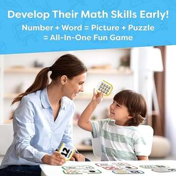 Number Puzzle Math Games - Educational Counting Toys for Kids