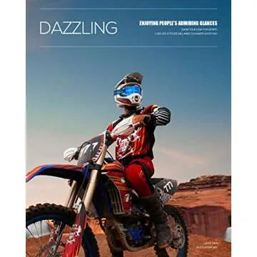 BATFOX Dirt Bike ATV Goggles Motorcycle Gear Riding Motocross Dirtbike 4-Wheeler MX DH Accessories Goggles Glasses for Men Women Youth UV400 Protection Dust-proof Anti-Slip Strap