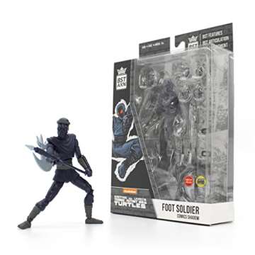 The Loyal Subjects Teenage Mutant Ninja Turtles Limited Edition Foot Soldier 'Midnight Shadow Villain' San Diego Comic Con BST AXN 5-inch Action Figure with Accessories