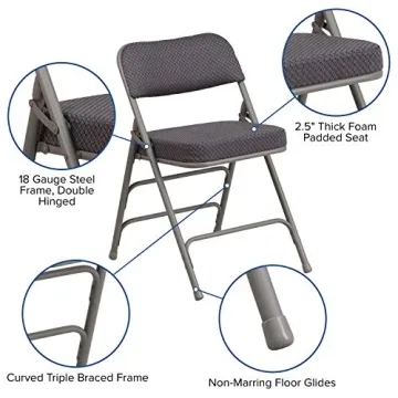 Comfortable Flash Furniture HERCULES Folding Chair for All