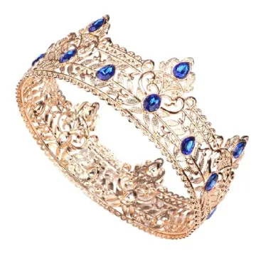 YADIRF Men's Crown for Parties & Celebrations - Gold Design