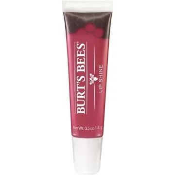 Burt's Bees Lip Gloss, Pucker Lip Shine - 100% Natural Hydrating Makeup