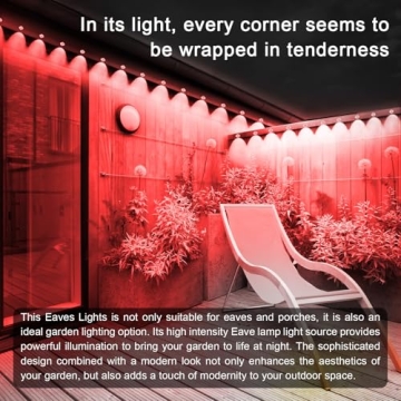 300FT Outdoor RGB Eaves Lights with App Control