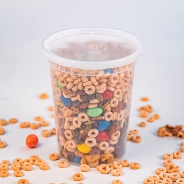 Quality 32 OZ Deli Food Storage Containers - Set of 20