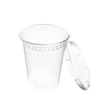 Quality 32 OZ Deli Food Storage Containers - Set of 20
