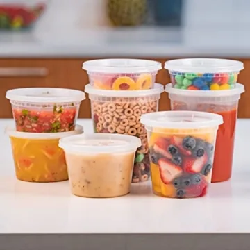 Quality 32 OZ Deli Food Storage Containers - Set of 20