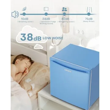 Upstreman 1.7 Cu.ft Mini Fridge for Dorms and Offices