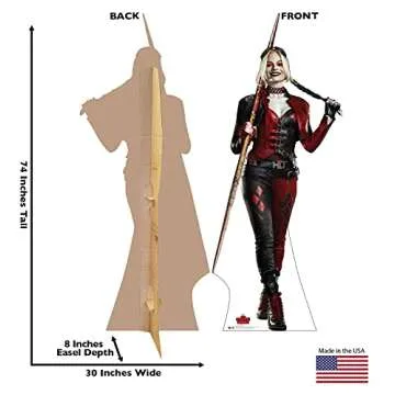 Cardboard People Harley Quinn Life Size Cardboard Cutout Standup - WB The Suicide Squad (2021 Film)