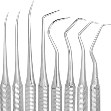 Stainless Steel Sculpting Tools Knurled Handle Craft Set