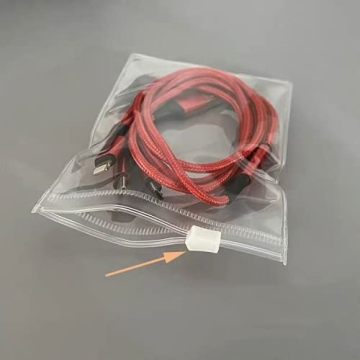 100 Resealable PVC Lock Bags for Jewelry & Storage Solutions