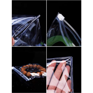 100 Resealable PVC Lock Bags for Jewelry & Storage Solutions