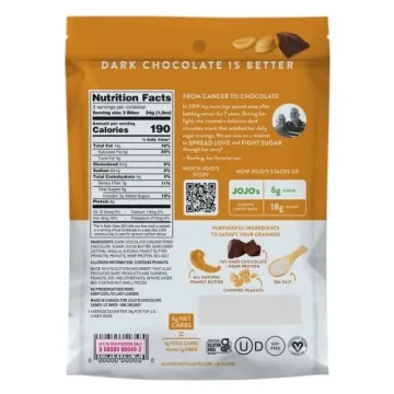 Healthy JOJO's Dark Chocolate Peanut Butter Bites