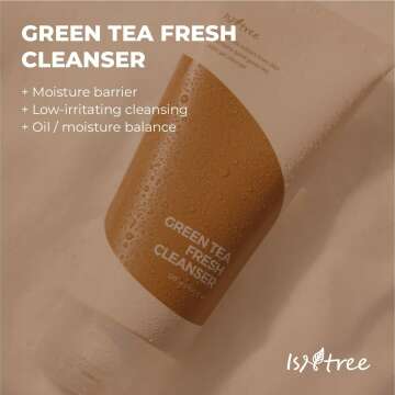 IsNtree Green Tea Cleanser 120ml - Gentle & Refreshing