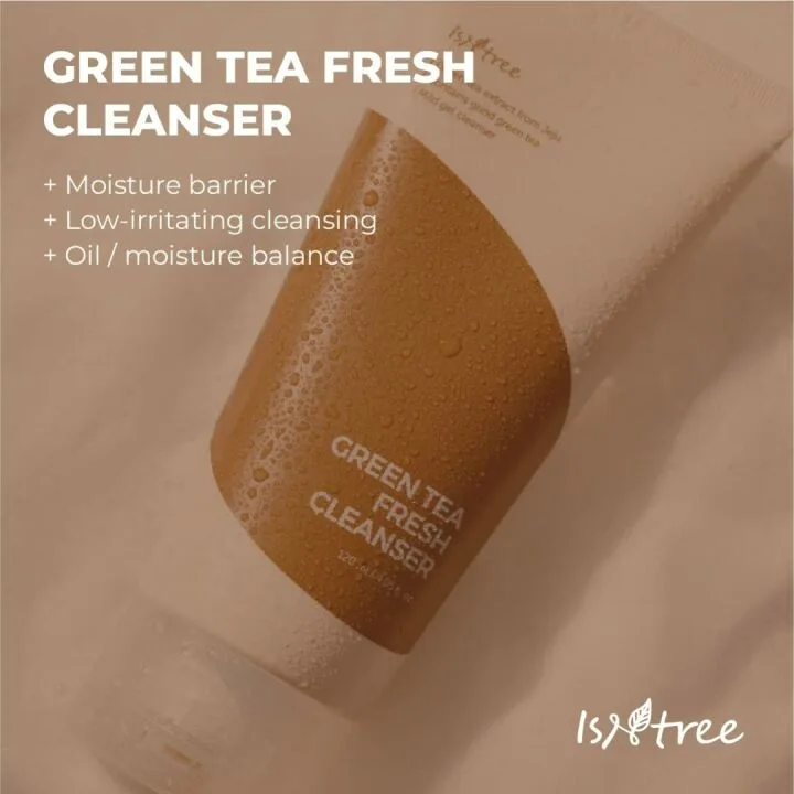 IsNtree Green Tea Cleanser 120ml - Gentle & Refreshing