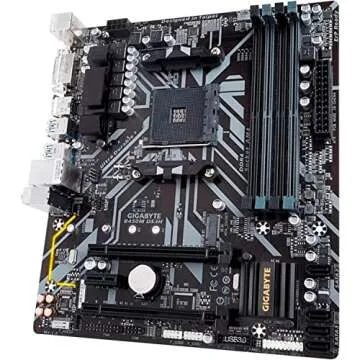 Gigabyte B450M DS3H (AMD Ryzen AM4/Micro ATX/M.2/HMDI/DVI/USB 3.1/DDR4/Motherboard)