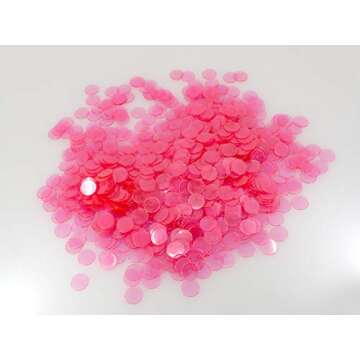 Regal Bingo – 1000 Clear Plastic Chips for Games