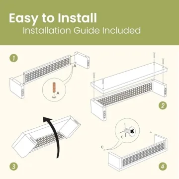 Rattan Floating Shelves for Stylish Nursery Decor