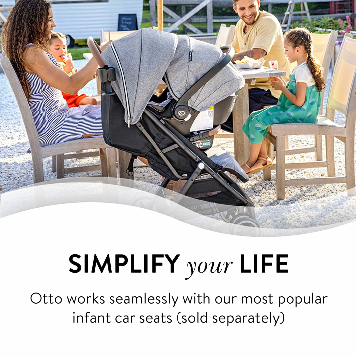 Evenflo GOLD Otto Self-Folding Stroller for Travel