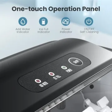 AGLUCKY Portable Ice Maker - Quick & Self-Cleaning