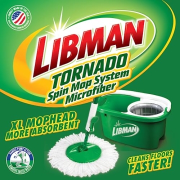 Libman Tornado Spin Mop System for Effortless Cleaning