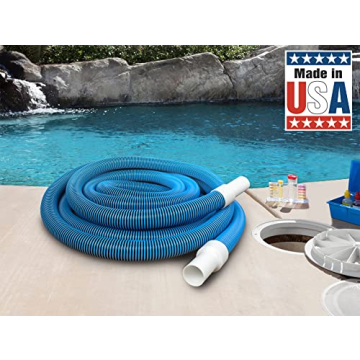 Heavy Duty Pool Vacuum Hose with Swivel Cuff 50 Feet