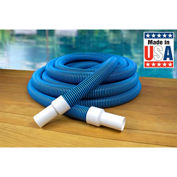 Heavy Duty Pool Vacuum Hose with Swivel Cuff 50 Feet