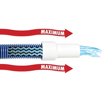 Heavy Duty Pool Vacuum Hose with Swivel Cuff 50 Feet