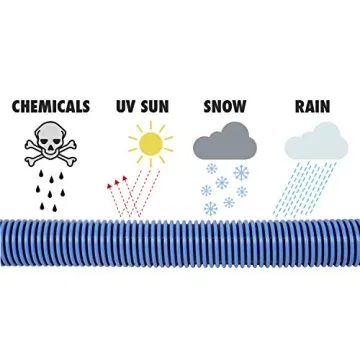 Heavy Duty Pool Vacuum Hose with Swivel Cuff 50 Feet