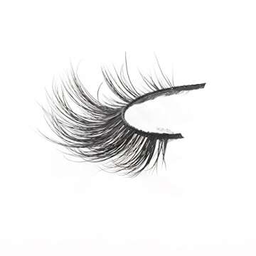 Arison Lashes Natural Mink Lashes Daily Makeup Strip Eyelashes 100% Siberian Fur Fake Eyelashes Hand-made False Eyelashes 1 Pair Pack