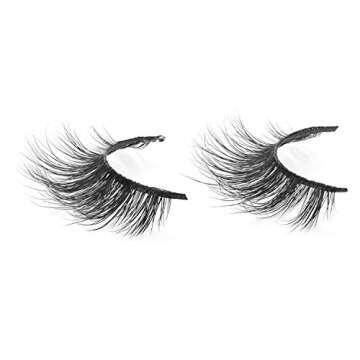 Arison Lashes Natural Mink Lashes Daily Makeup Strip Eyelashes 100% Siberian Fur Fake Eyelashes Hand-made False Eyelashes 1 Pair Pack