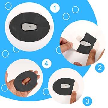 Adhesive Patch Compatible with Dexcom G6, CGM Adhesive Patches, Pre-Cut Adhesive Tape for Continuous Glucose Monitor Protection