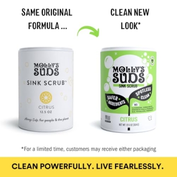 Molly's Suds Plant-Based Sink and All Purpose Scrub 2 Pack