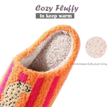 LAISMEIX Comfy Leopard Print Slippers for Everyone