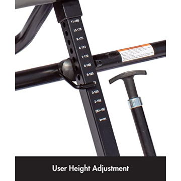 Heavy Duty Therapeutic Inversion Table for Back Relief