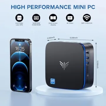 KAMRUI AK1 Plus Mini PC 12th Gen Performance with 4K Support