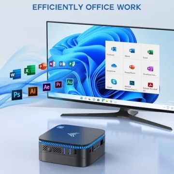 KAMRUI AK1 Plus Mini PC 12th Gen Performance with 4K Support